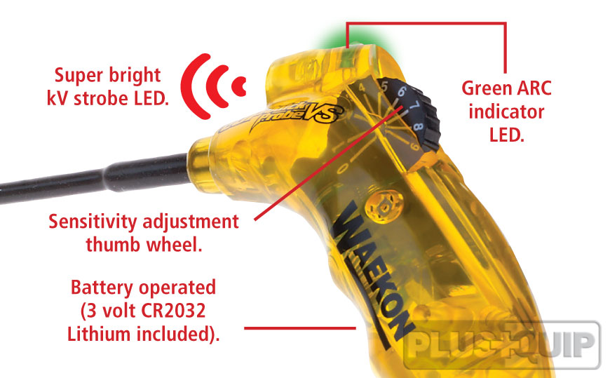 EQP-016 Ignition Quick Probe – Coil Over Plug KV and ARC Tester with Variable Sensitivity