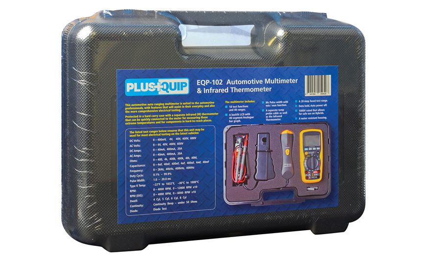 EQP-102 automotive multimeter infrared thermometer