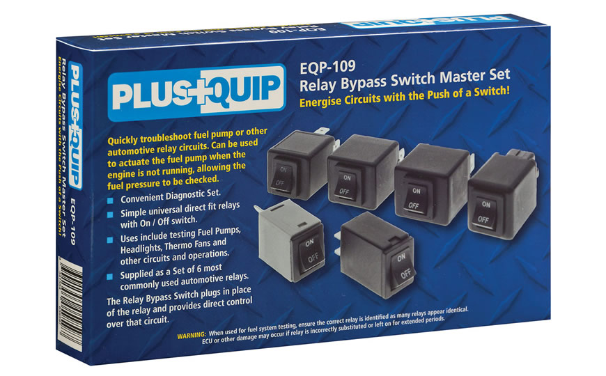 EQP-109 relay bypass switch master kit